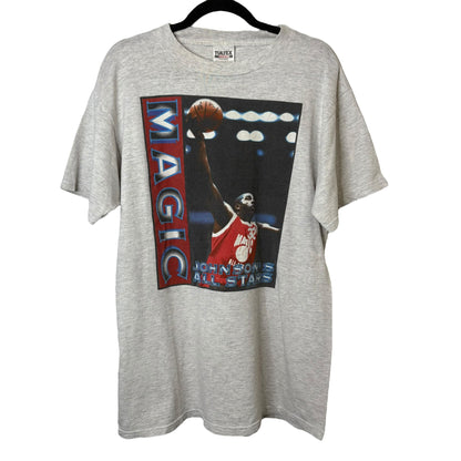 90s Magic Johnson T-shirt Sz L (A7290)