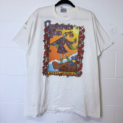 90's Grateful Dead April Fools TShirt Sz XL (B2509)