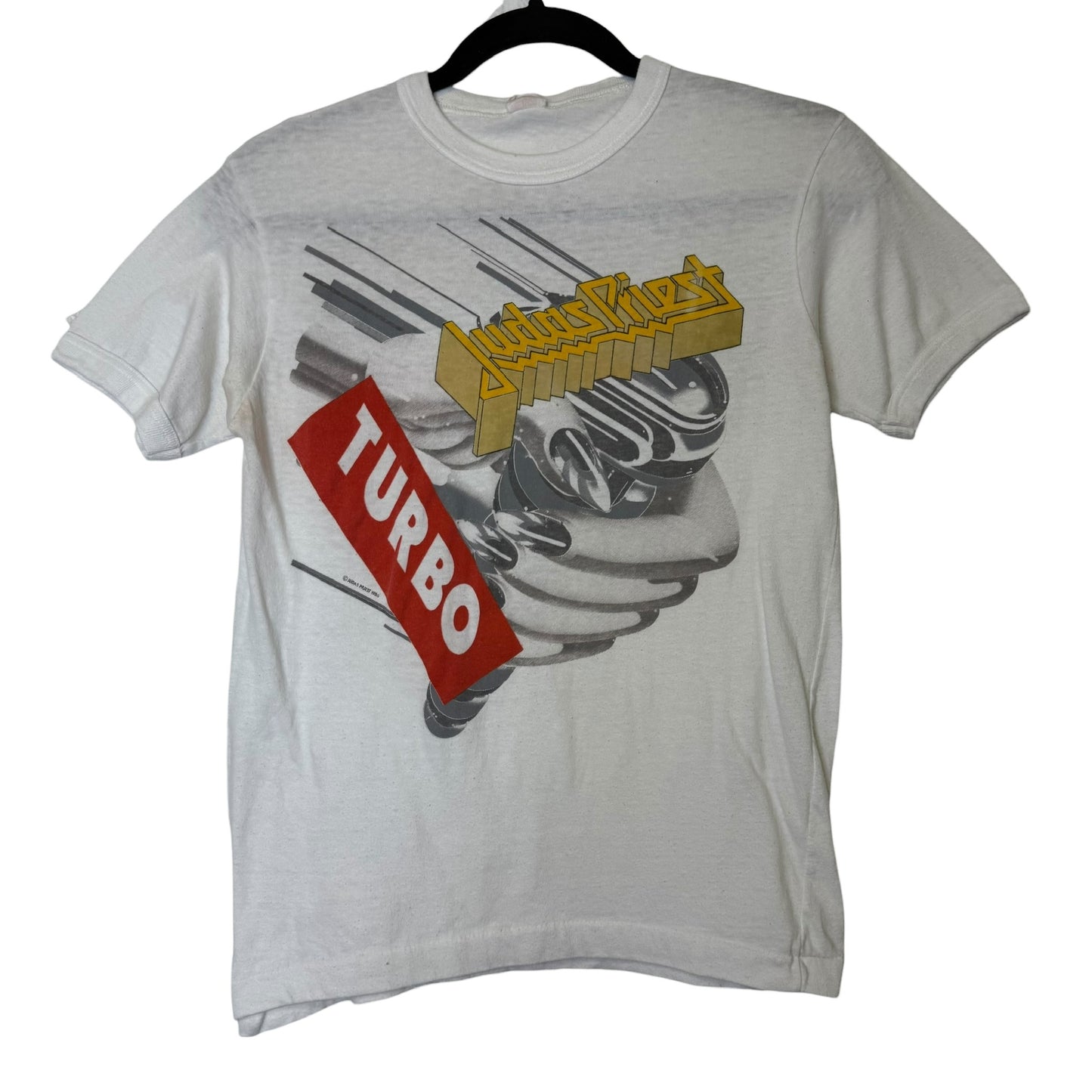 1985 Judas Priest Turbo Tour T-shirt Sz M (B1766)