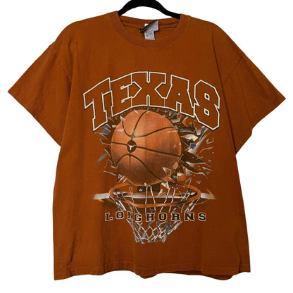 90's Texas Longhorns NCAA T-Shirt Sz L  (B2168)