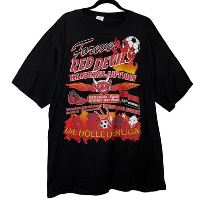 90's Kaiserlautern Red Devils Futbol T-Shirt Sz XL (A6357)