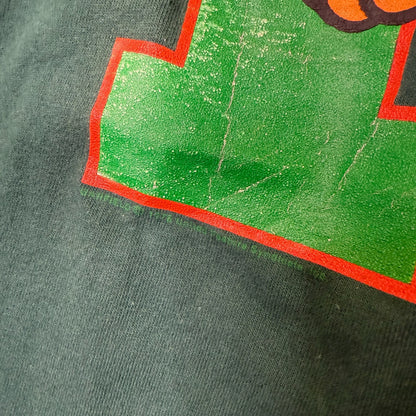 90's Garfield Miami Hurricanes NCAA T-shirt Sz XL (B1622)