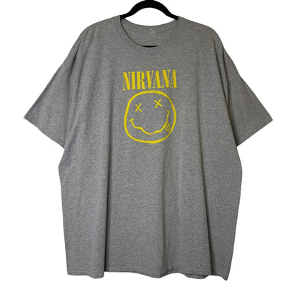 2000s Nirvana Smiley Band T-Shirt Sz XL (B1955)