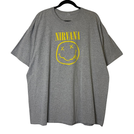 2000s Nirvana Smiley Band T-Shirt Sz XL (B1955)