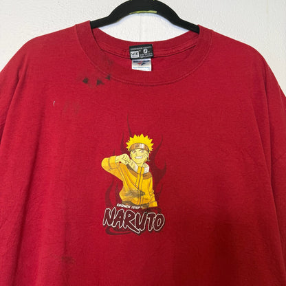 2002 Naruto Anime TV T-shirt Sz 2XL (B636)