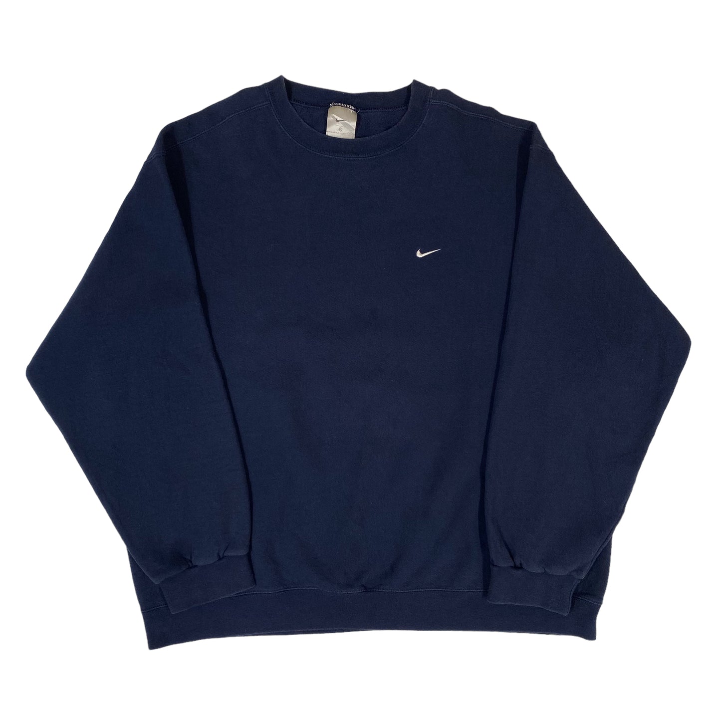 2000’s Nike Mini Swoosh Navy Crewneck Sz 2XL (A2281)