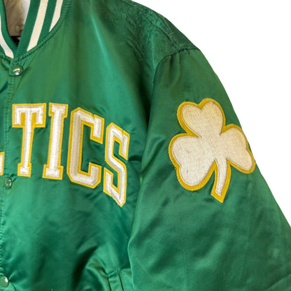 90s Boston Celtics NBA Satin Starter Jacket Sz L