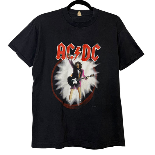1988 AC/DC Blow Up Your Video T-shirt Sz L (B379)