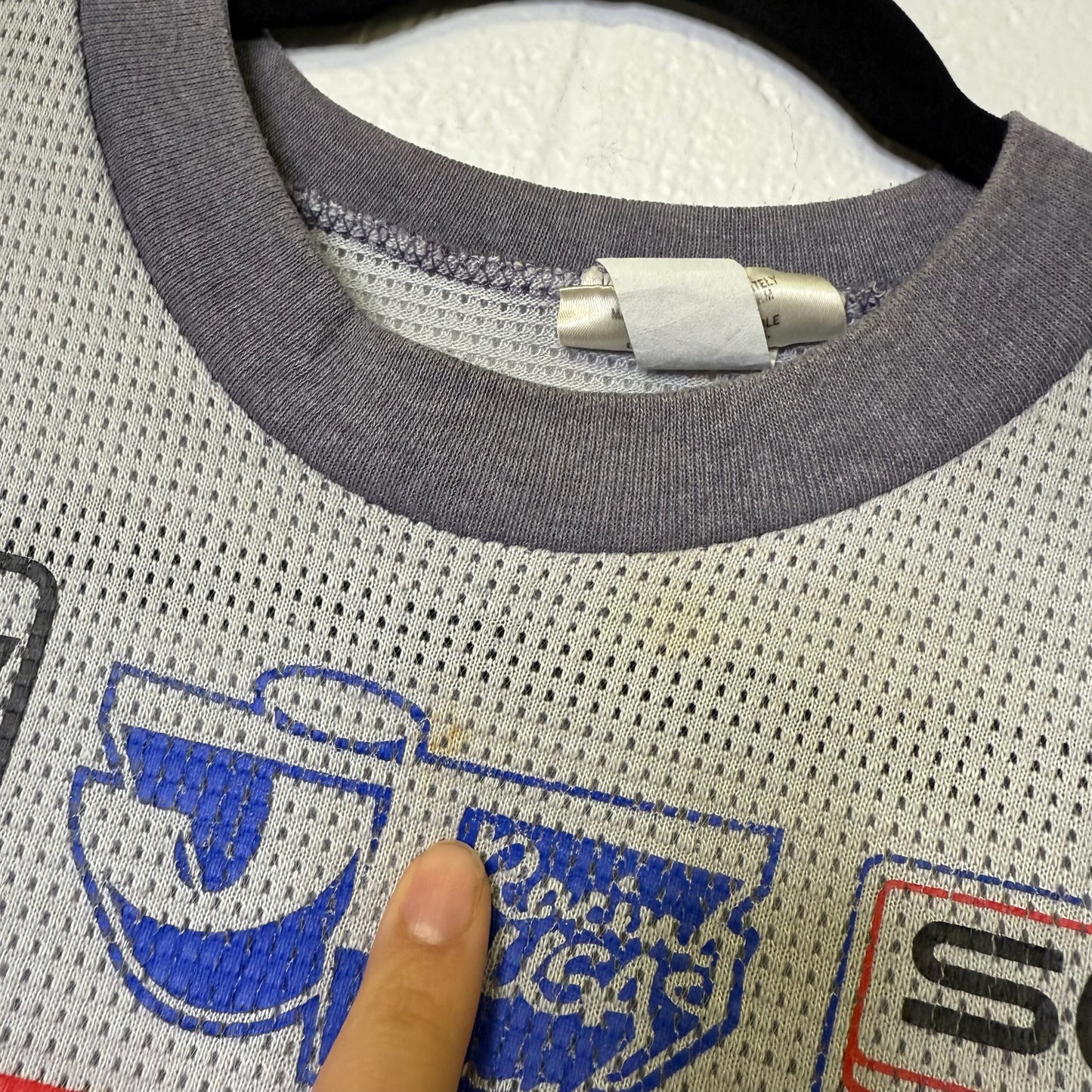 80's Honda Racing Thermal Long Sleeve T-Shirt Sz M (B600)