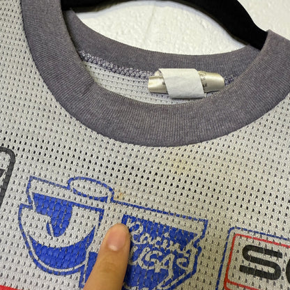 80's Honda Racing Thermal Long Sleeve T-Shirt Sz M (B600)