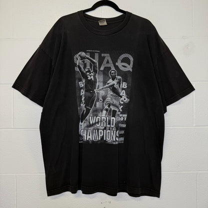2001 Kobe and Shaq LA Lakers NBA T-shirt Sz XXL (B2971)