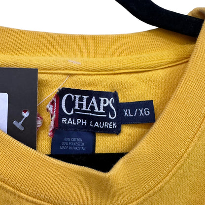 90's Chaps Ralph Lauren Spellout Crewneck Sz XL (A3514)