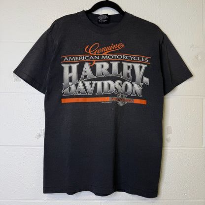 1991 Harley Davidson Windsor Ontario T-Shirt Sz M (B1989)
