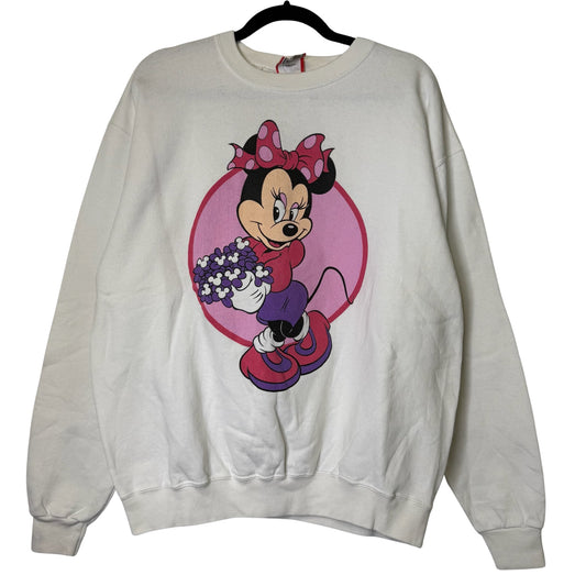90's Disney Minnie Mouse Crewneck Sz L (B2453)