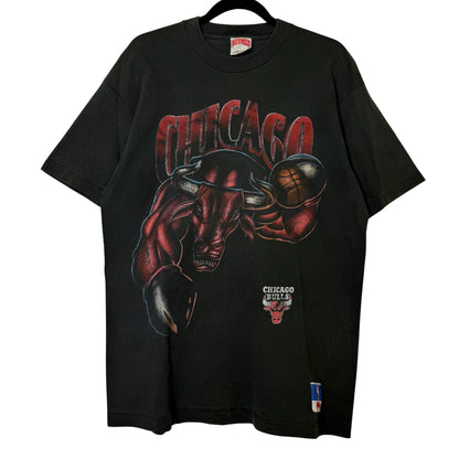 90's Chicago Bulls Nutmeg Breakthrough NBA T-Shirt Sz L (B2528)