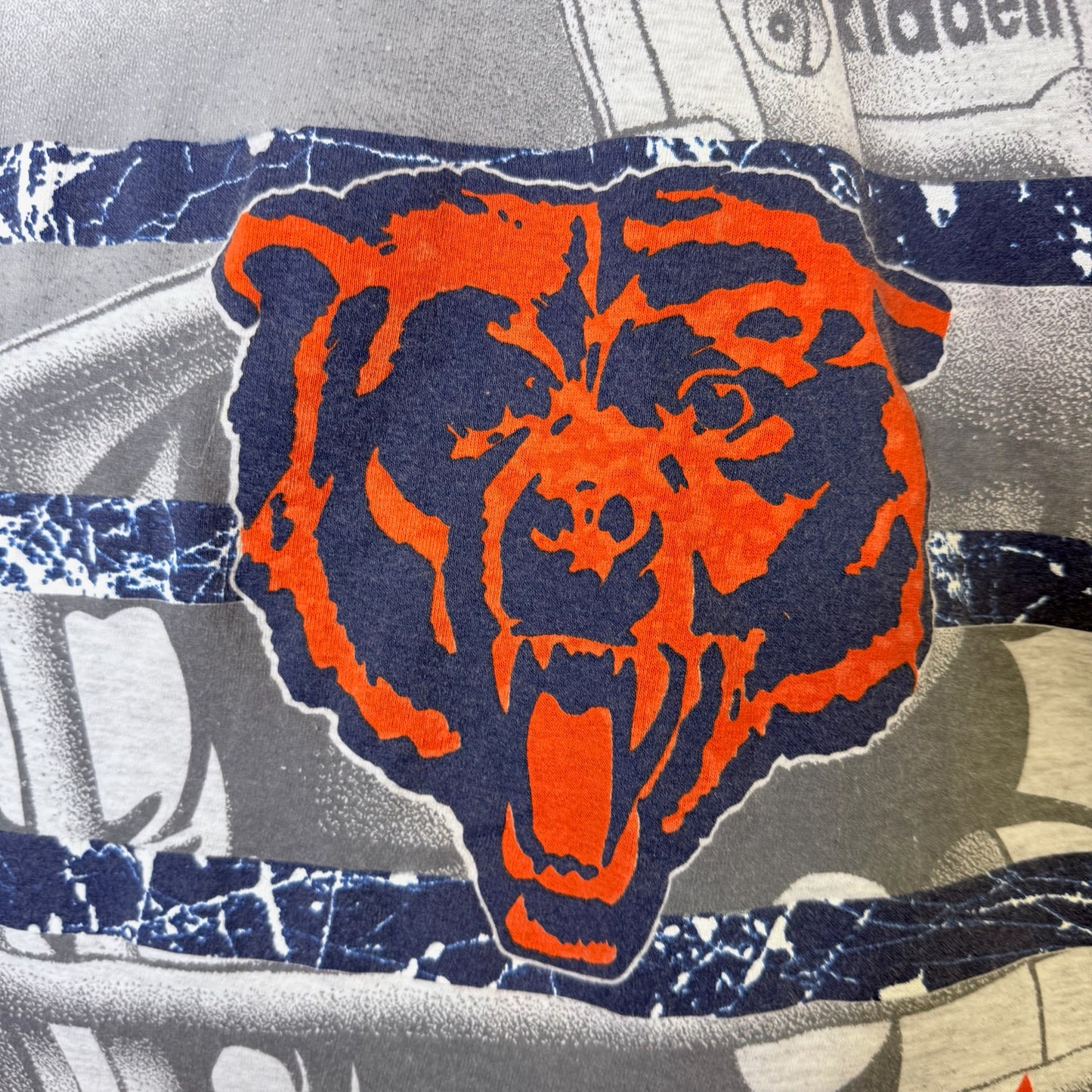 90s Chicago Bears AOP T-Shirt Sz XL (B2545)