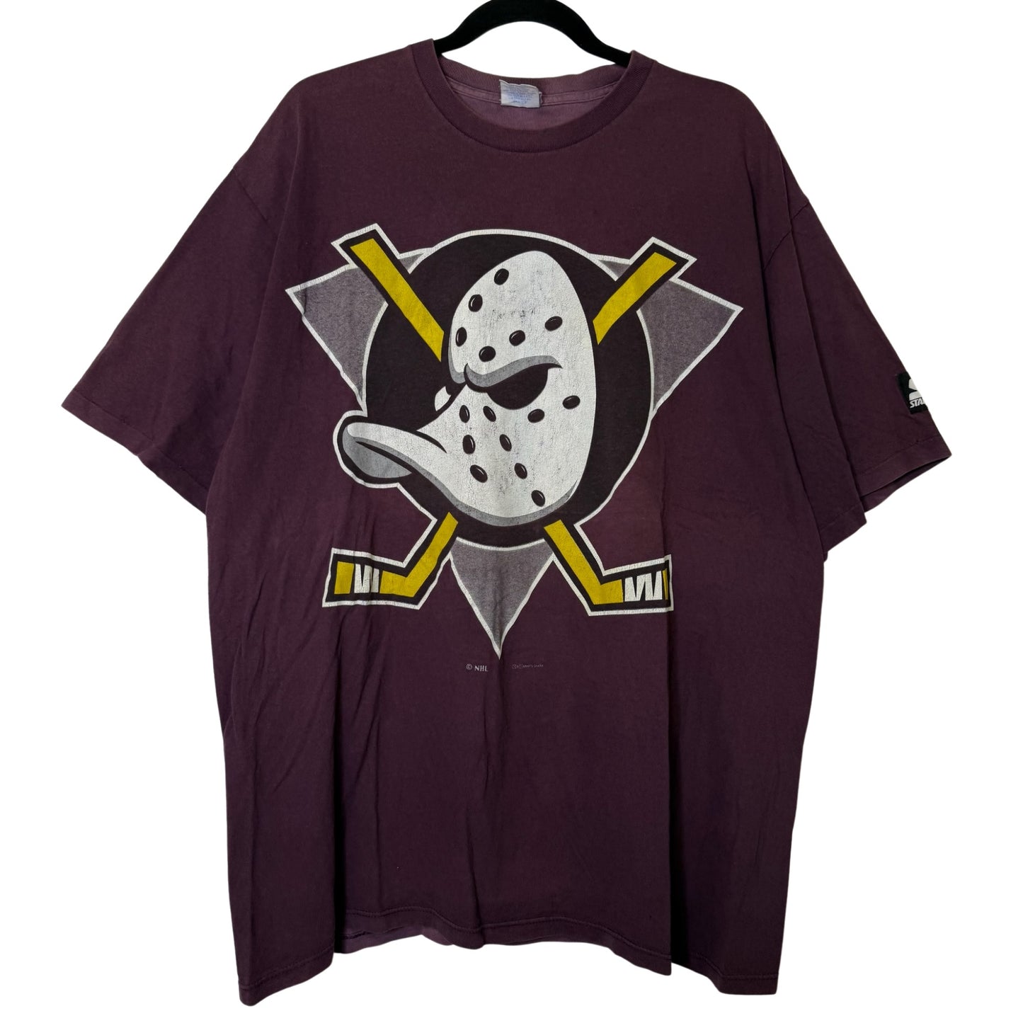 90's Mighty Ducks Starter NHL T-Shirt Sz XL (B2908)