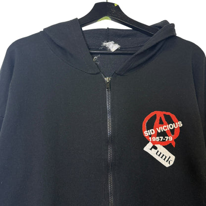 90's Sid Vicious Punk Hoodie Sz XL