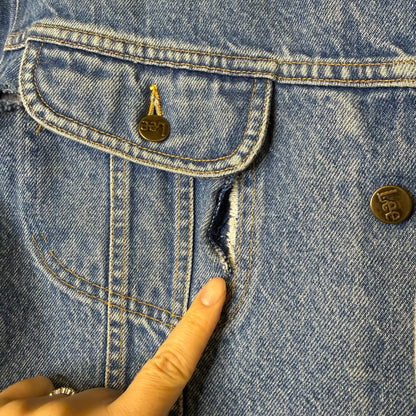 90's Lee Storm Rider Denim Coat Jacket (B1961)