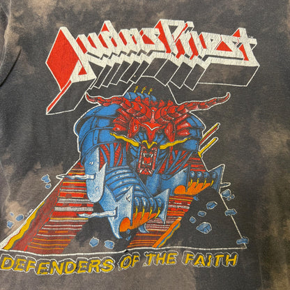 1984 Judas Priest Defenders of the Faith Tour T-Shirt Sz M (B421)