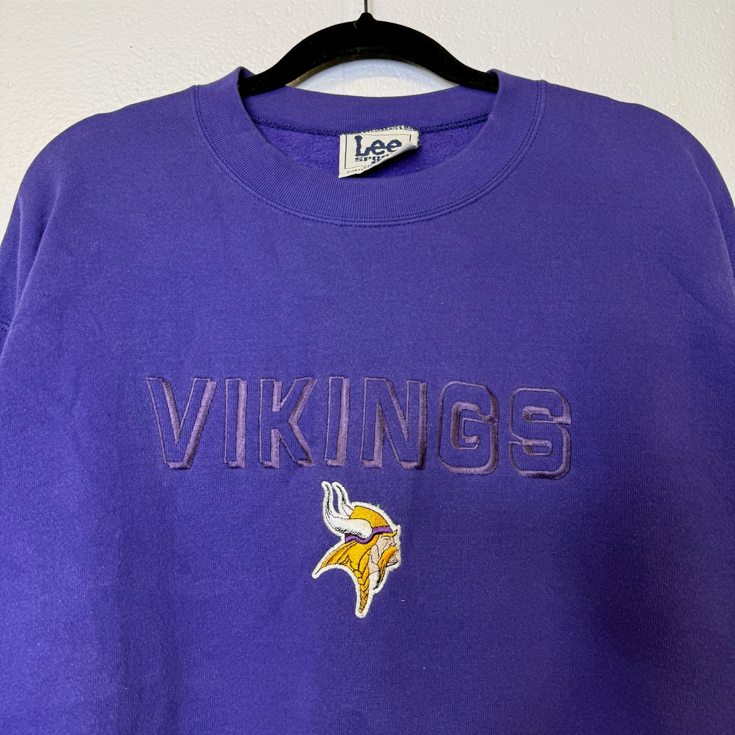 90s Minnesota Vikings NFL Crewneck Sz L (B2546)