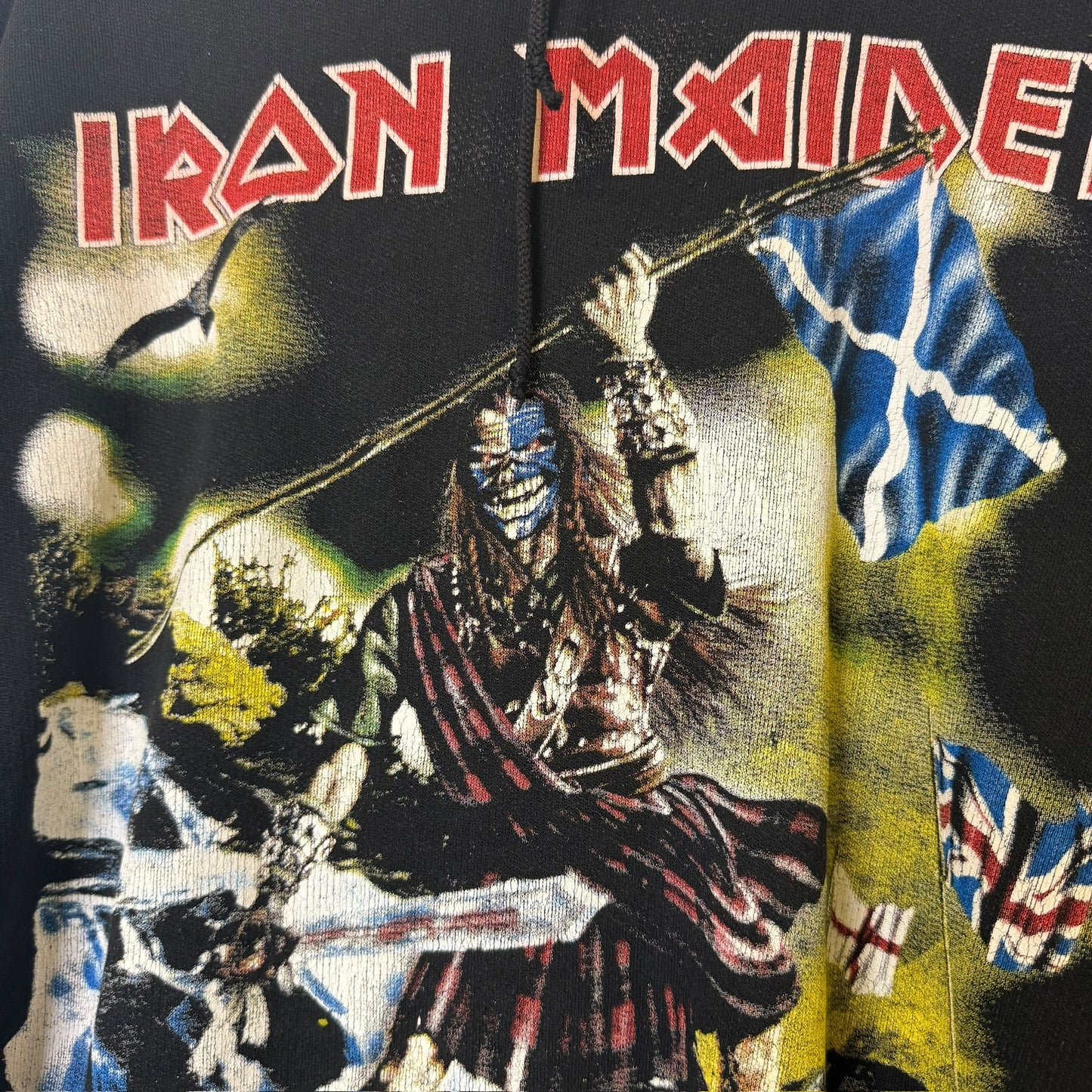 1998 Iron Maiden Euro Hoodie Sz L