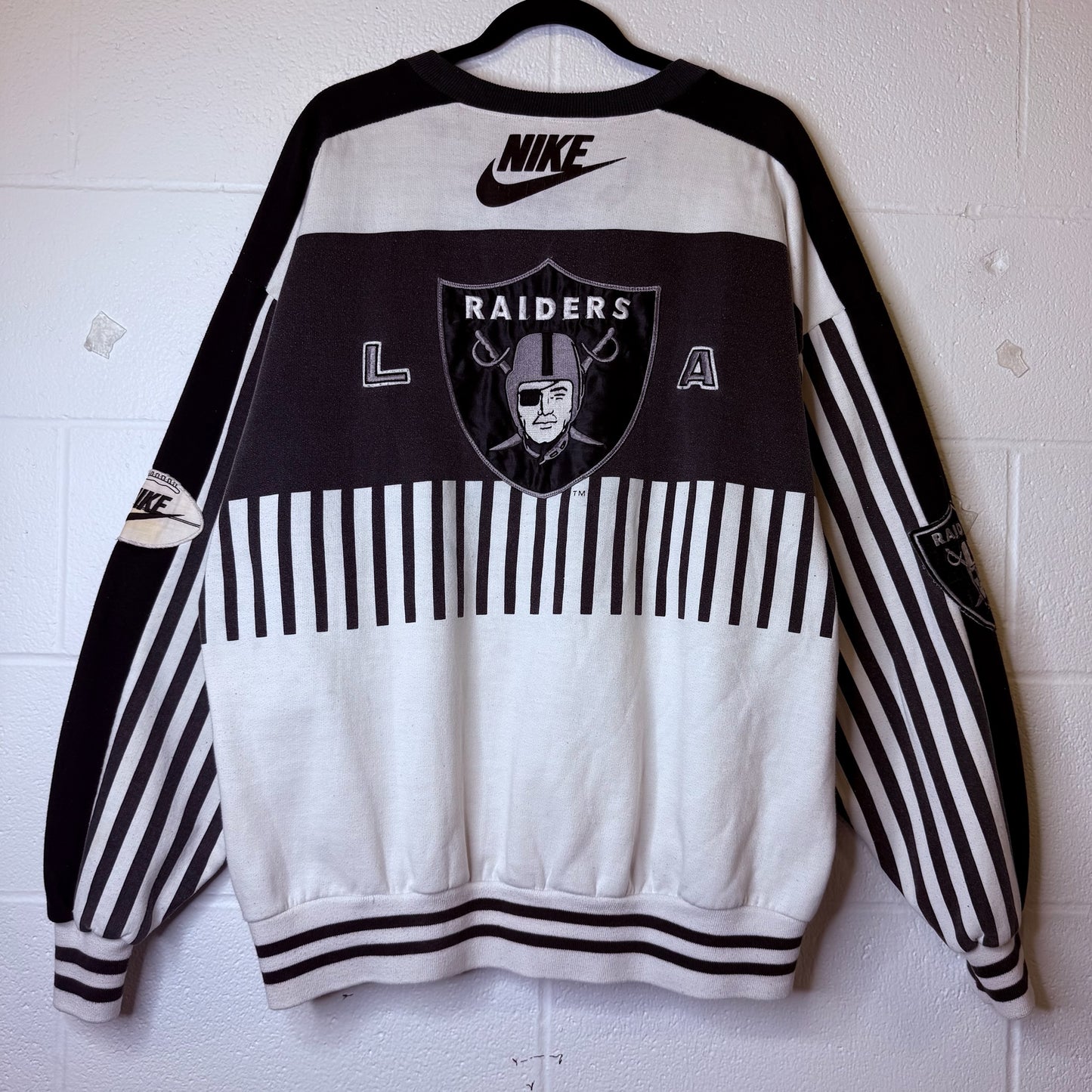 90s Nike Los Angeles Raiders NFL Crewneck Sz XL (B1491)