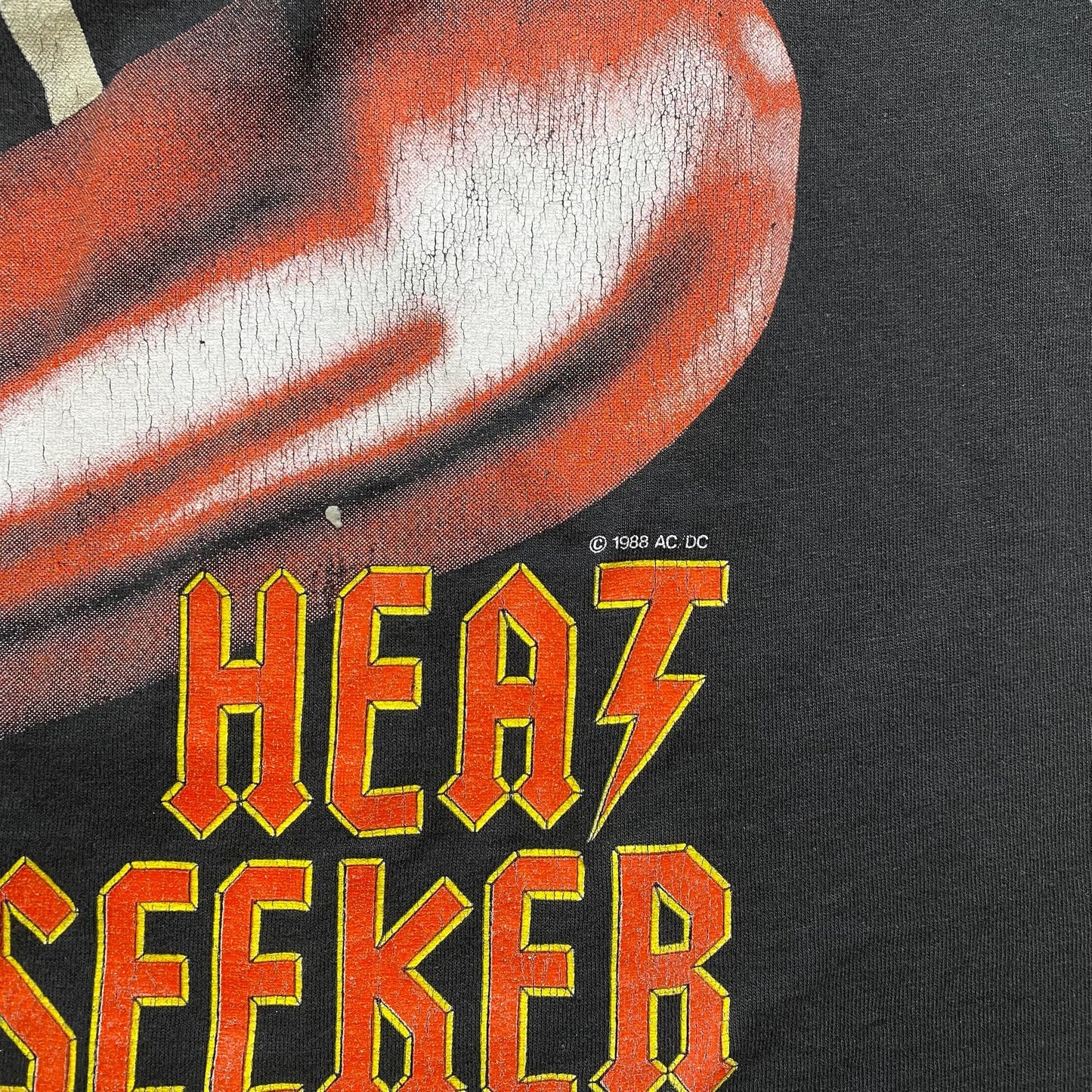 1988 AC/DC Heat Seeker T-shirt (A3690)