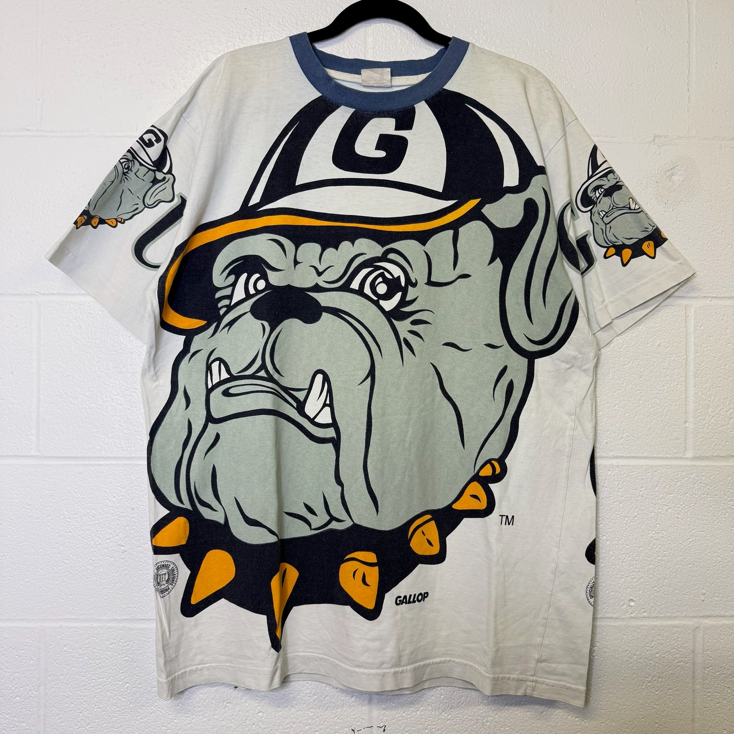 90s Georgetown Hoyas NCAA T-shirt Sz XL (B2919)