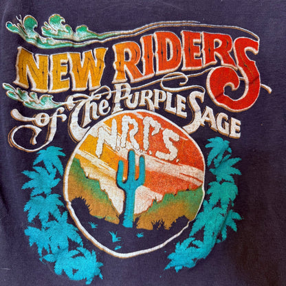 80s New Riders of The Purple Sage T-Shirt (B2502)