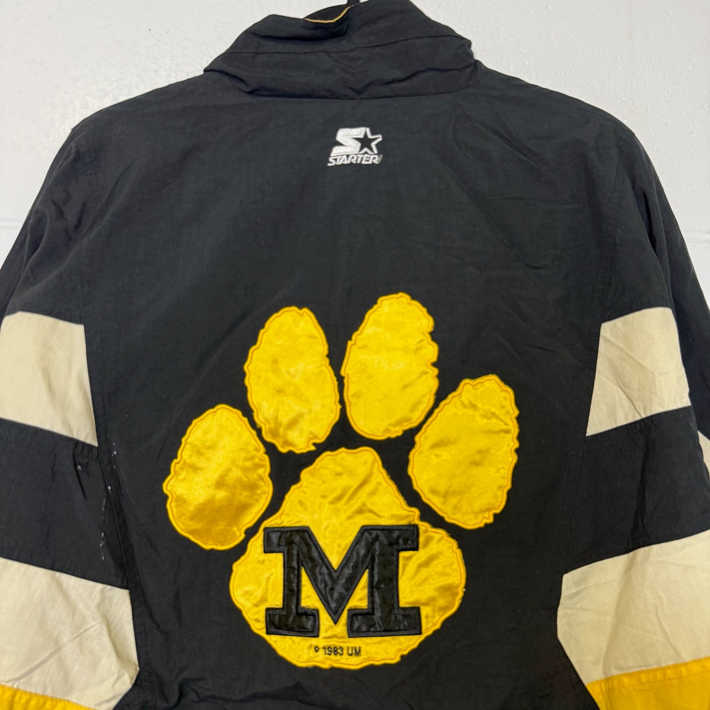90's Missouri Tigers NCAA Starter Jacket Sz XL (B2985)