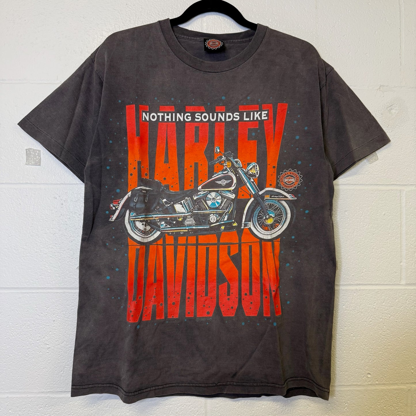 90's Nothing Sounds Like A Harley T-Shirt Sz L (B2524)
