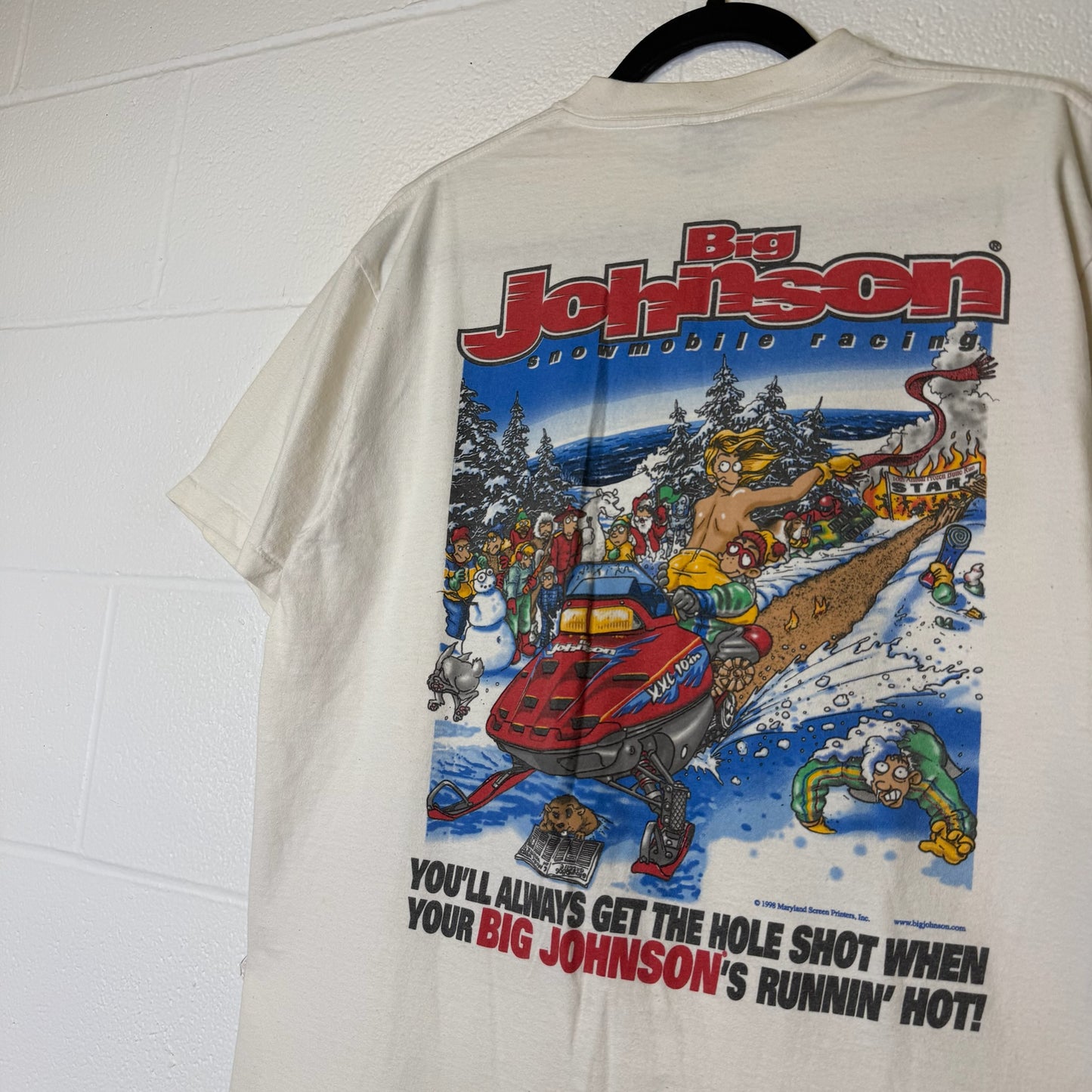 90s Big Johnson T-Shirt Sz L (B2801)