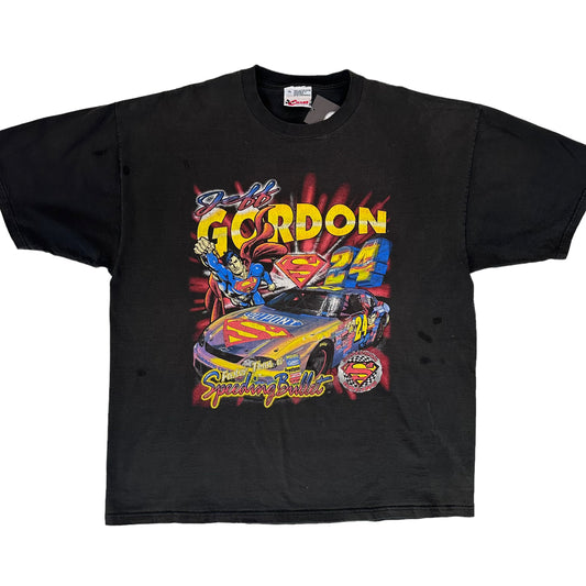 1999 Jeff Gordon Superman NASCAR T-Shirt Sz XL (A2121)