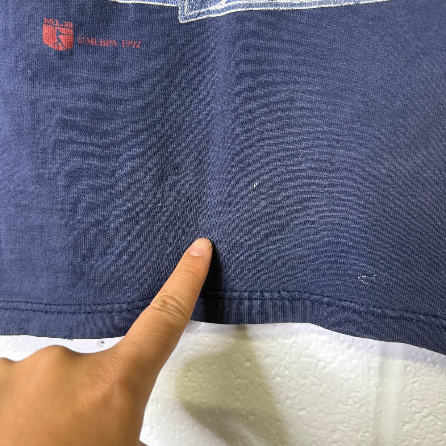 90's NY Yankees Don Mattingly MLB Nutmeg T-shirt Sz L (B1604)