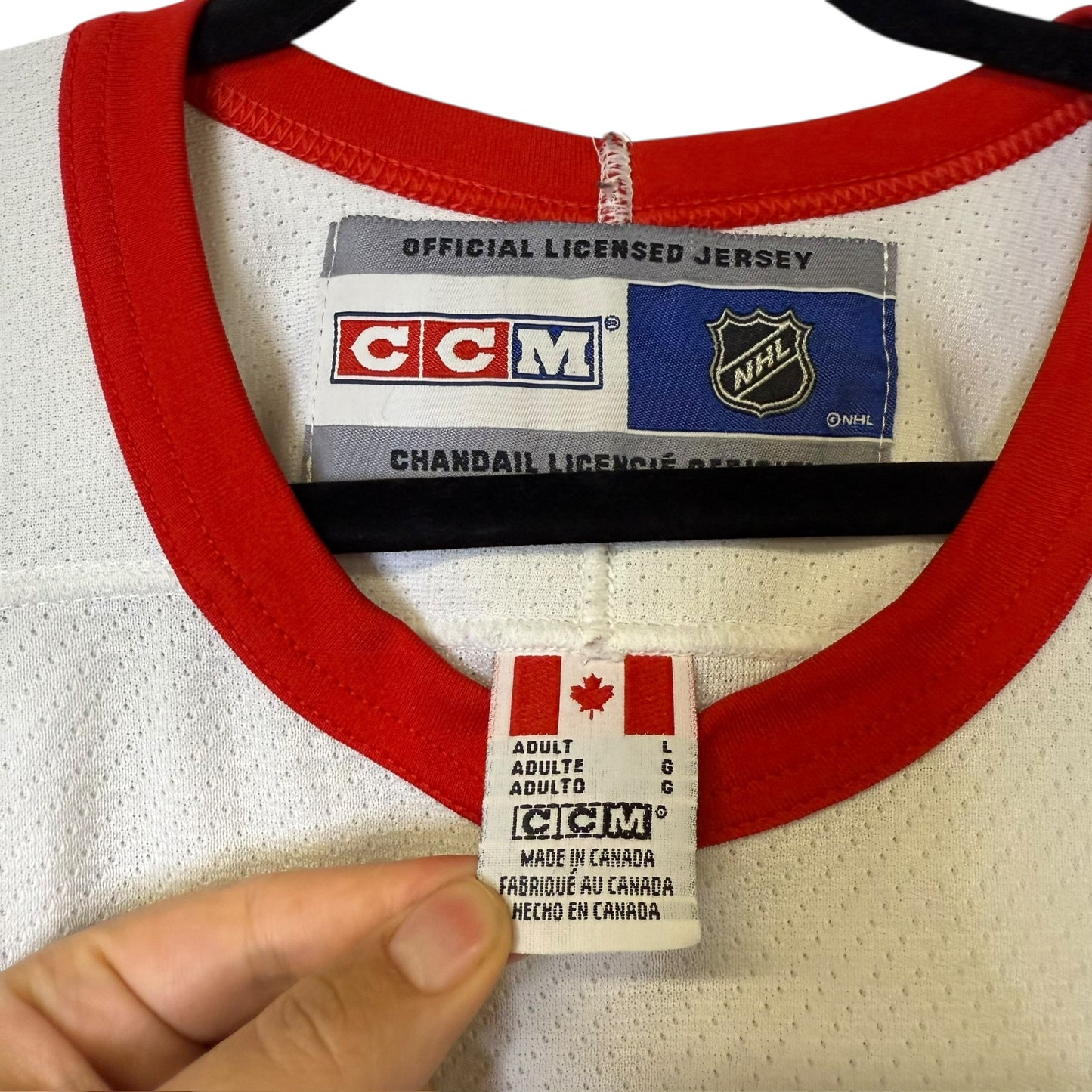 90s Montreal Canadiens NHL Jersey Sz L