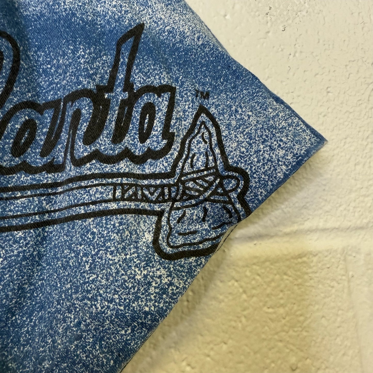 1991 Atlanta Braves MLB AOP T-shirt Sz L (B581)