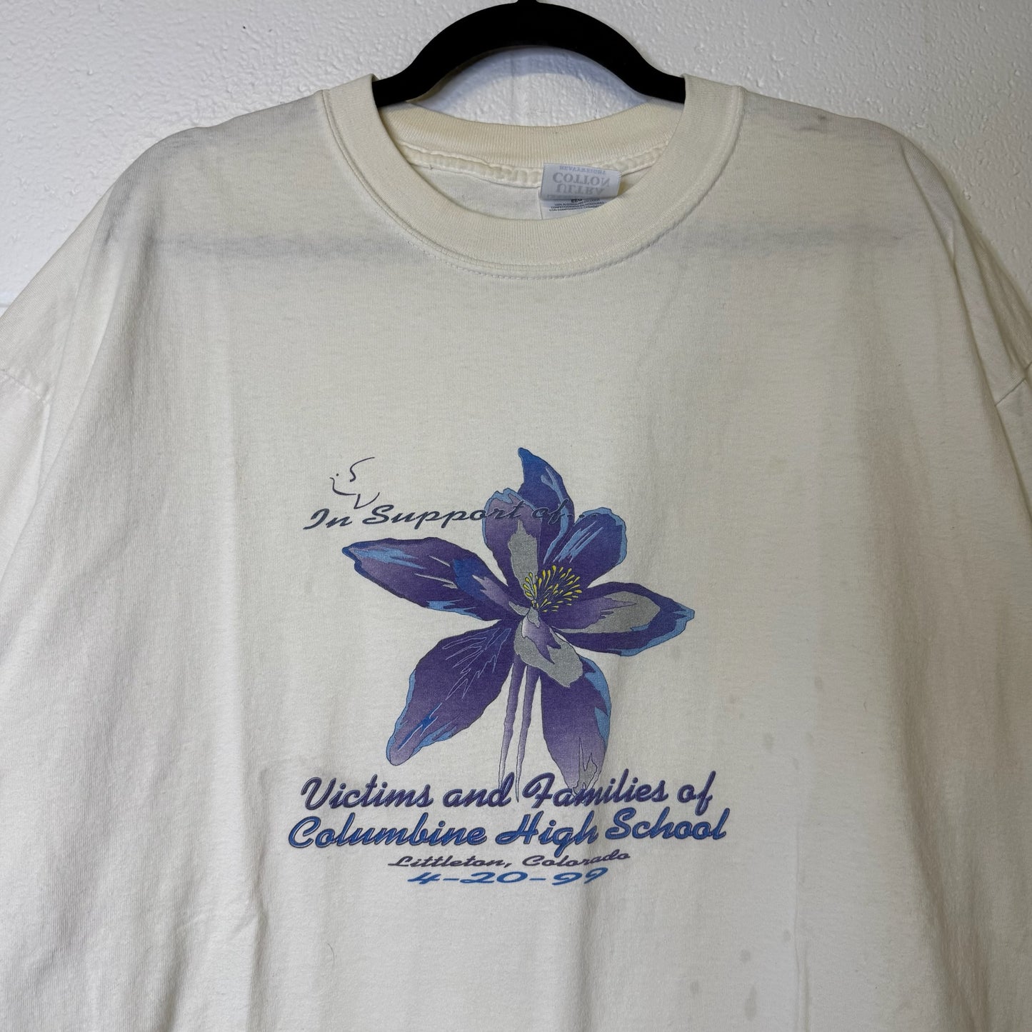1999 Colombine Memorial T-shirt Sz 2XL (B1698)
