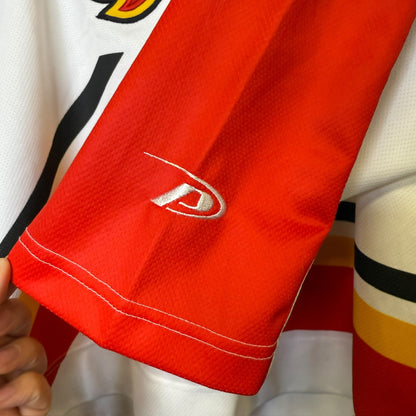 90s Calgary Flames Pedestal Jersy Sz L