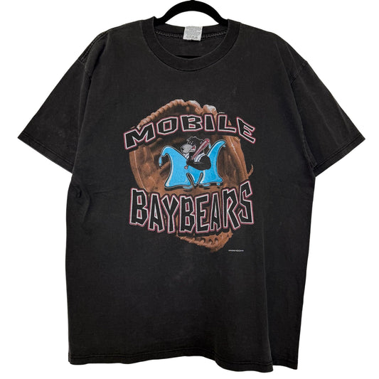 1996 Mobile Bay Bears Baseball T-shirt Sz XL (B2979)