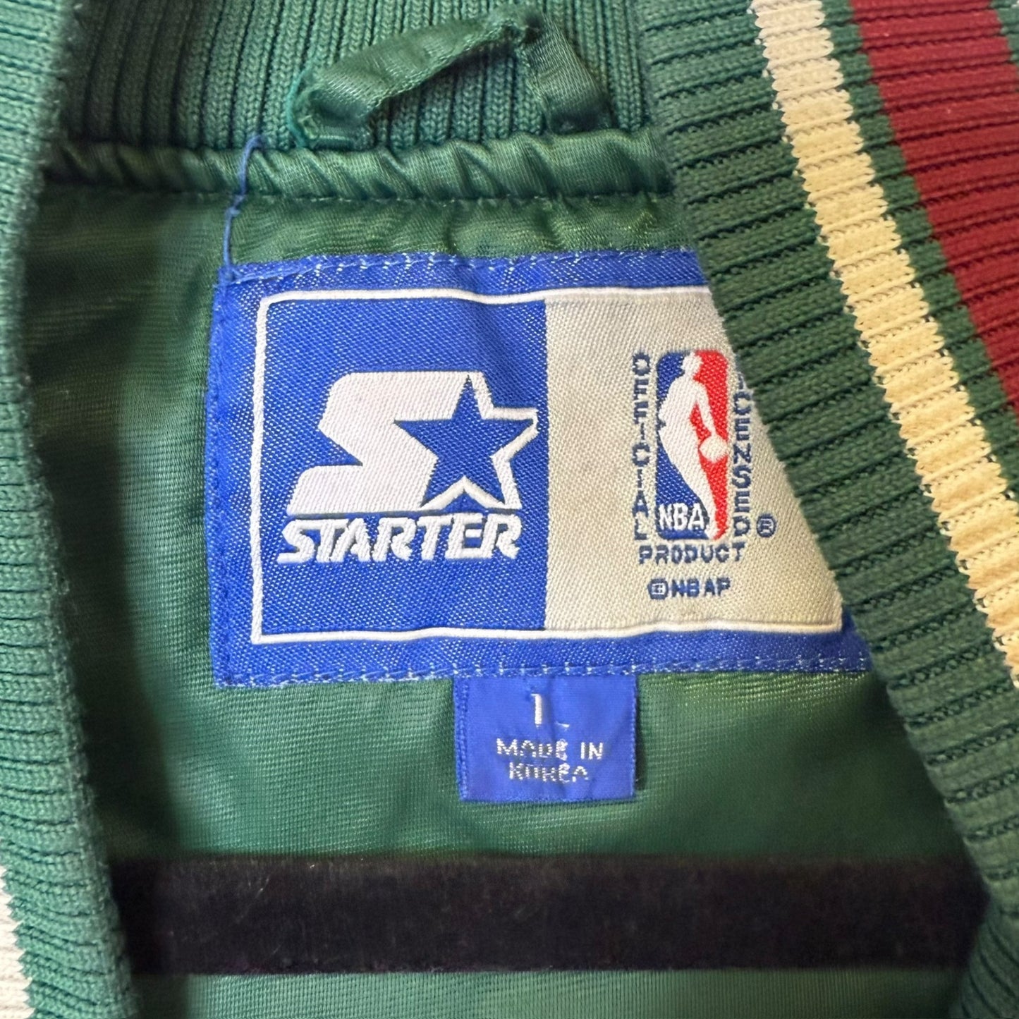 90s Seattle Supersonics NBA Satin Starter Jacket