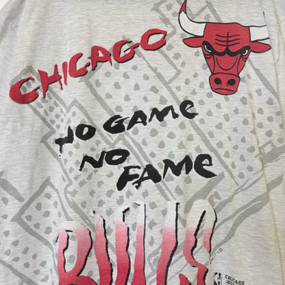 90's Chicago Bulls NBA AOP T-Shirt Sz XL (B2183)