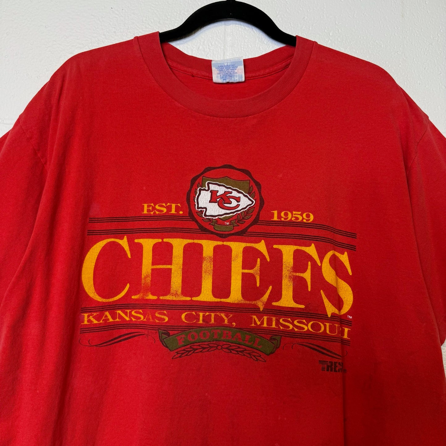 90's Kansas City Chiefs NFL T-shirt Sz XL (B619)