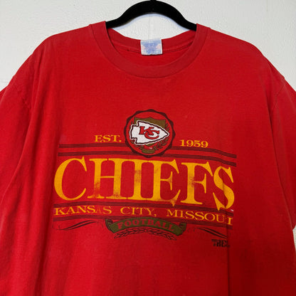 90's Kansas City Chiefs NFL T-shirt Sz XL (B619)