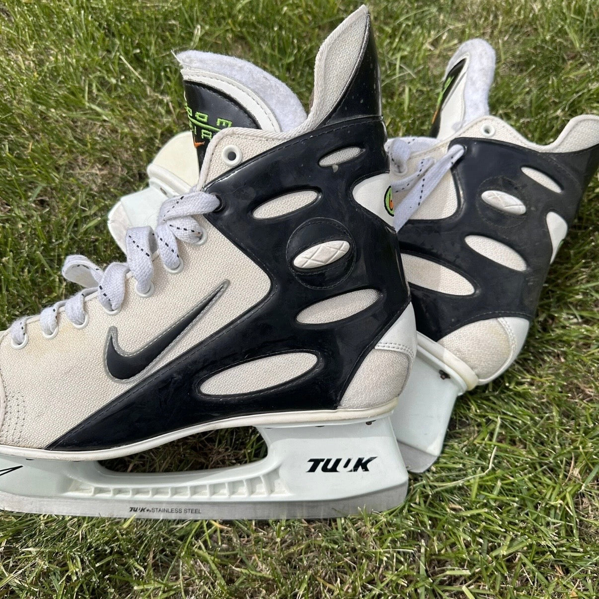 Nike Zoom Air Ice Hockey Skates Sergei Federov Tuuk Plus Blade Sz US 14 Vintage