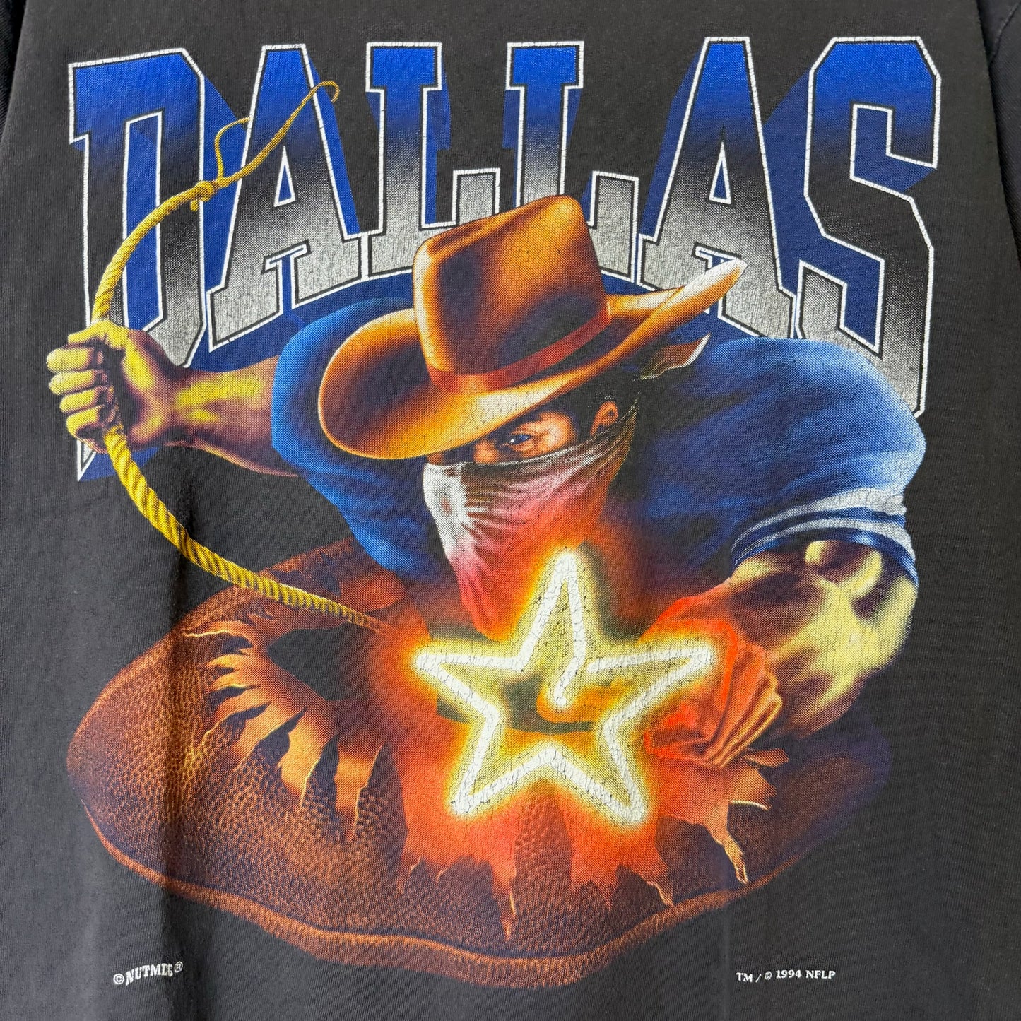 1994 Dallas Cowboys Nutmeg Breakthrough NFL T-shirt Sz L (B2410)
