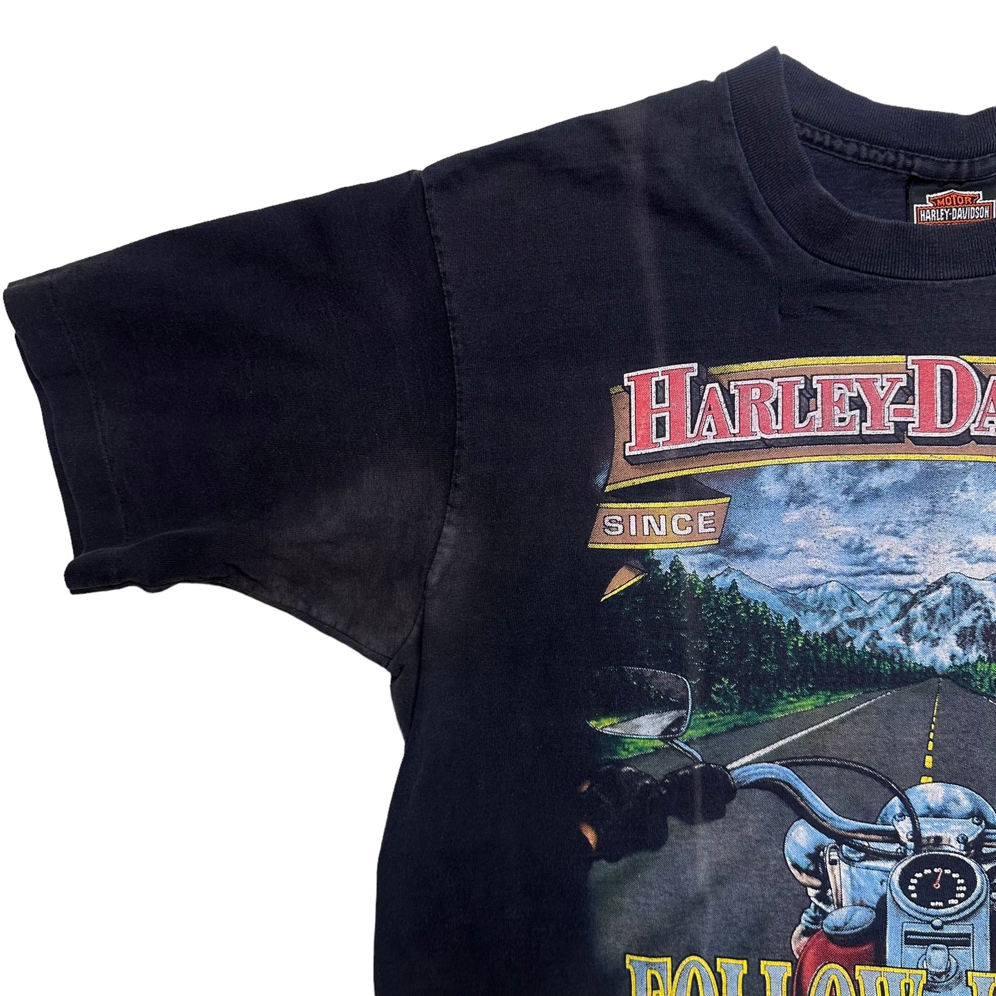 1991 Harley Davidson Motorcycle T-shirt Sz L (A5667)