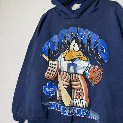 1994 Toronto Maple Leafs Daffy Duck NHL Hoodie (B2315)
