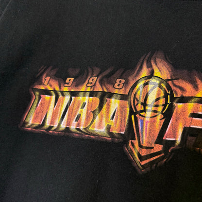 1998 Chicago Bulls NBA Finals T-Shirt Sz L (B2174)