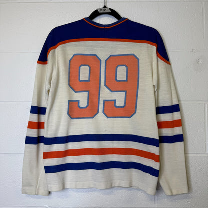 80s Wayne Gretzky Bic Hockey NHL Jersey Sz M